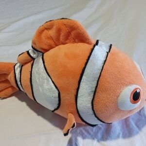 Kohl's Orange and Silver Fish Plush
